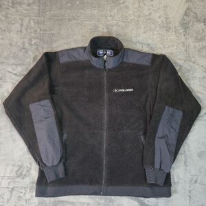 Pure Polaris Full Zip Fleece Jacket Sweater Size XL Black